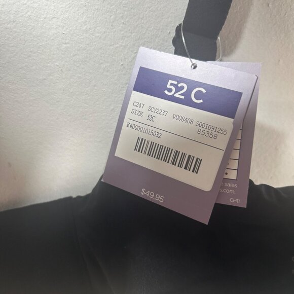 NWT Catherines Intimates Full Coverage Smooth Underwire Bra 52C Nylon/Spandex Bl - Picture 2 of 9